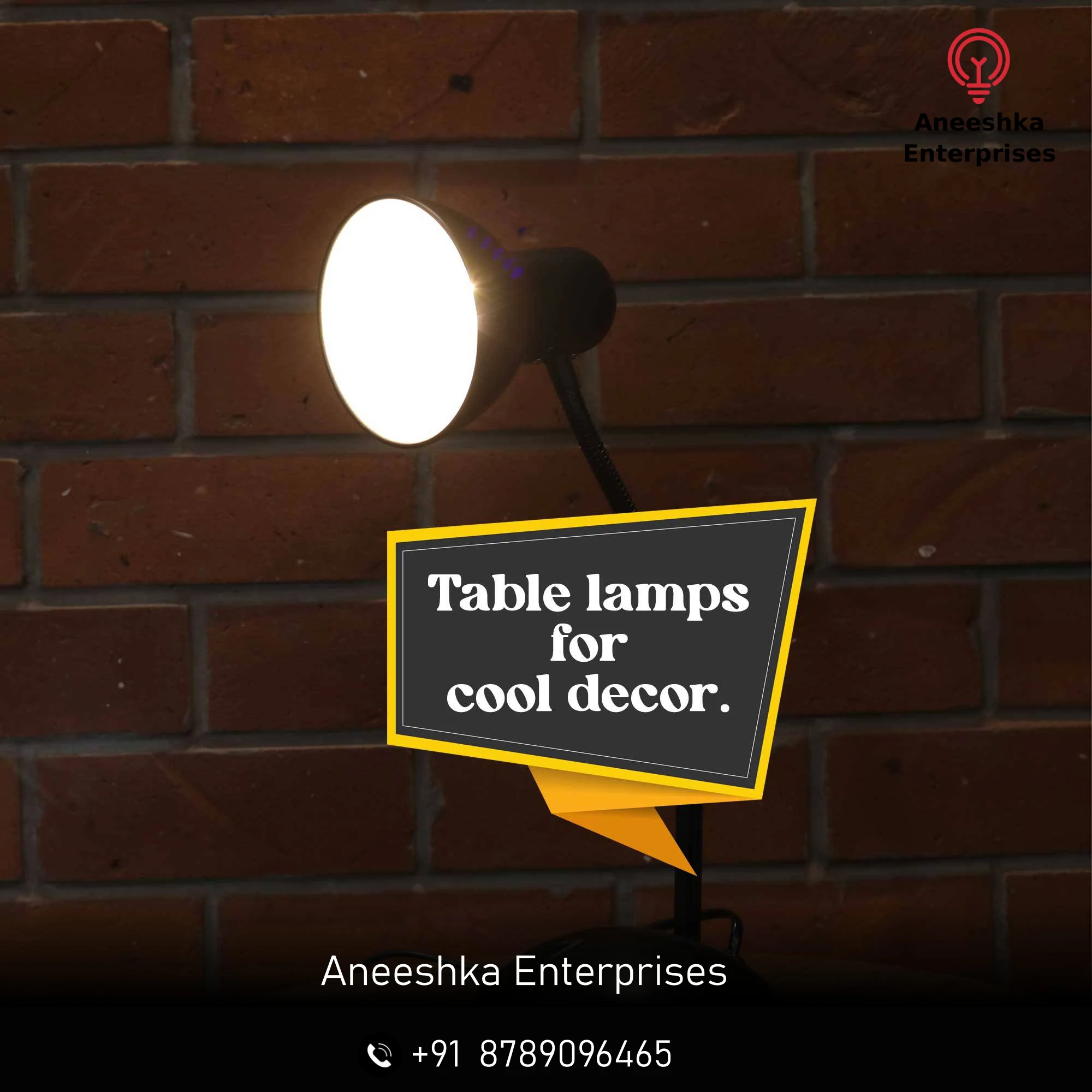 Table Lamp and Emergency Lamp